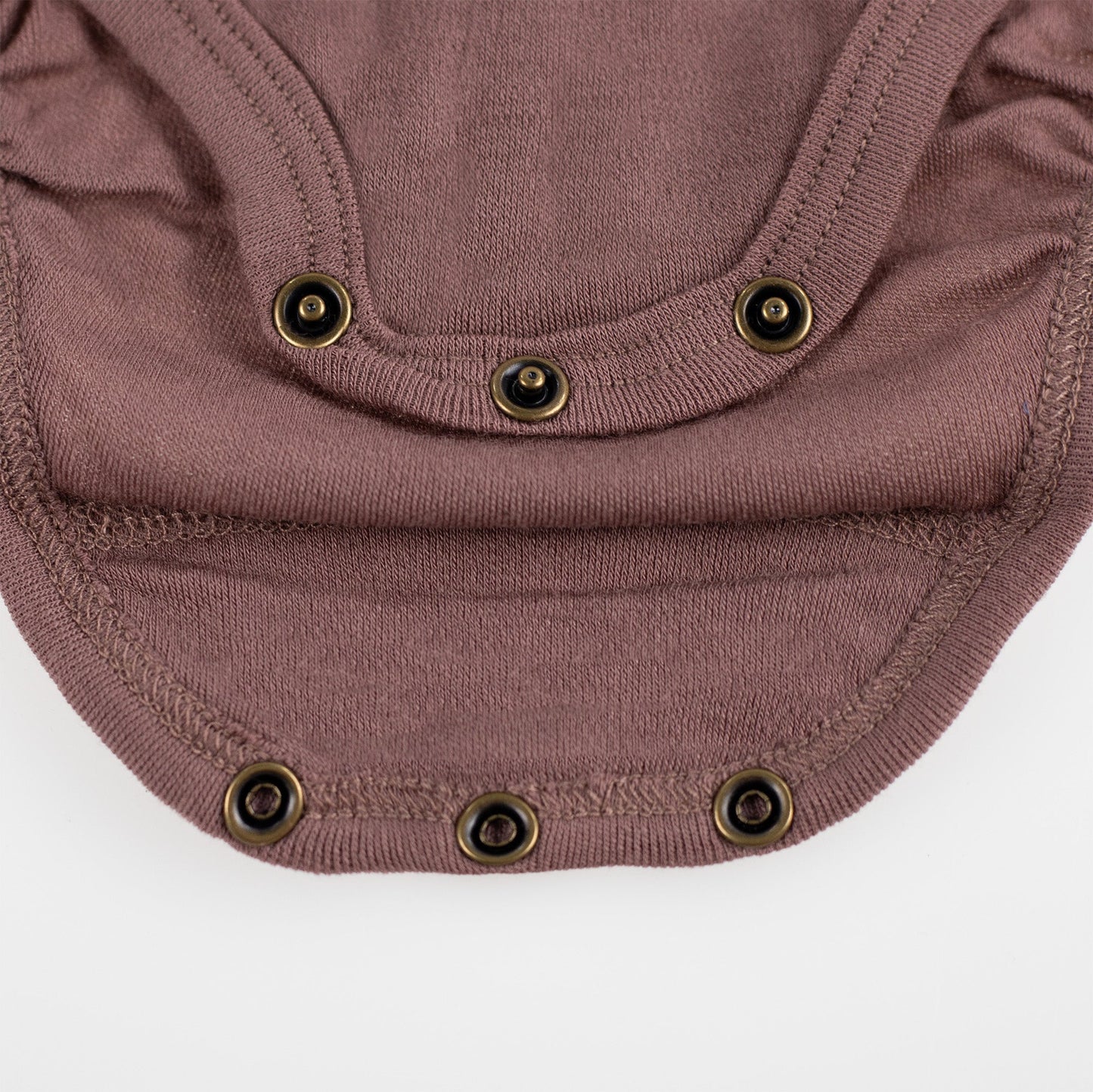 Merinowollen romper - Korte mouwen - Twilight Mauve