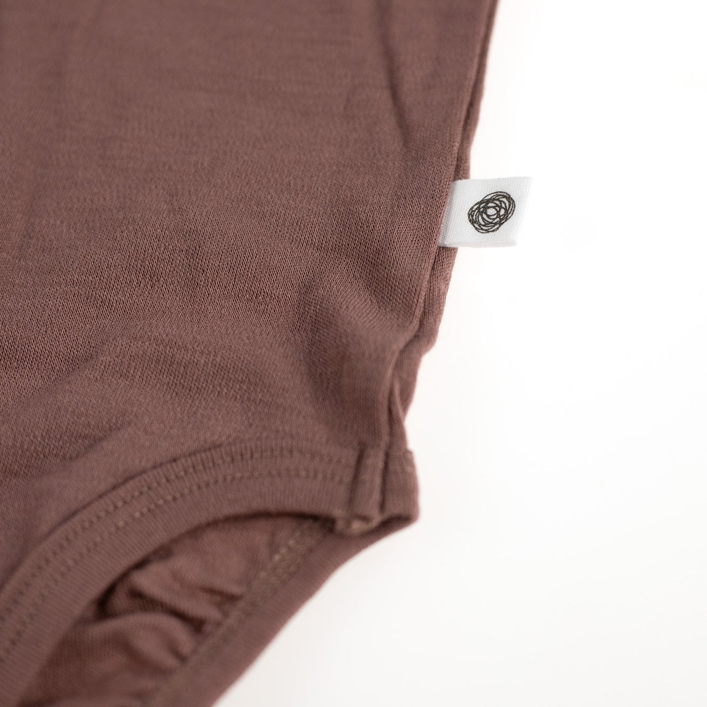 Merinowollen romper - Korte mouwen - Twilight Mauve