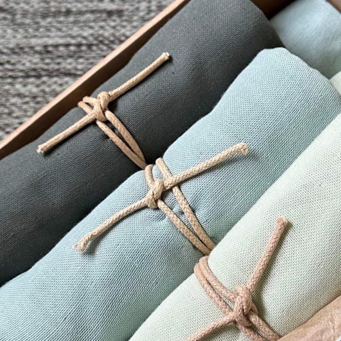 Luierdoekjes Set 3 stuks - Vidar - Hydrofiel - 70x70cm - Gemengd Groen