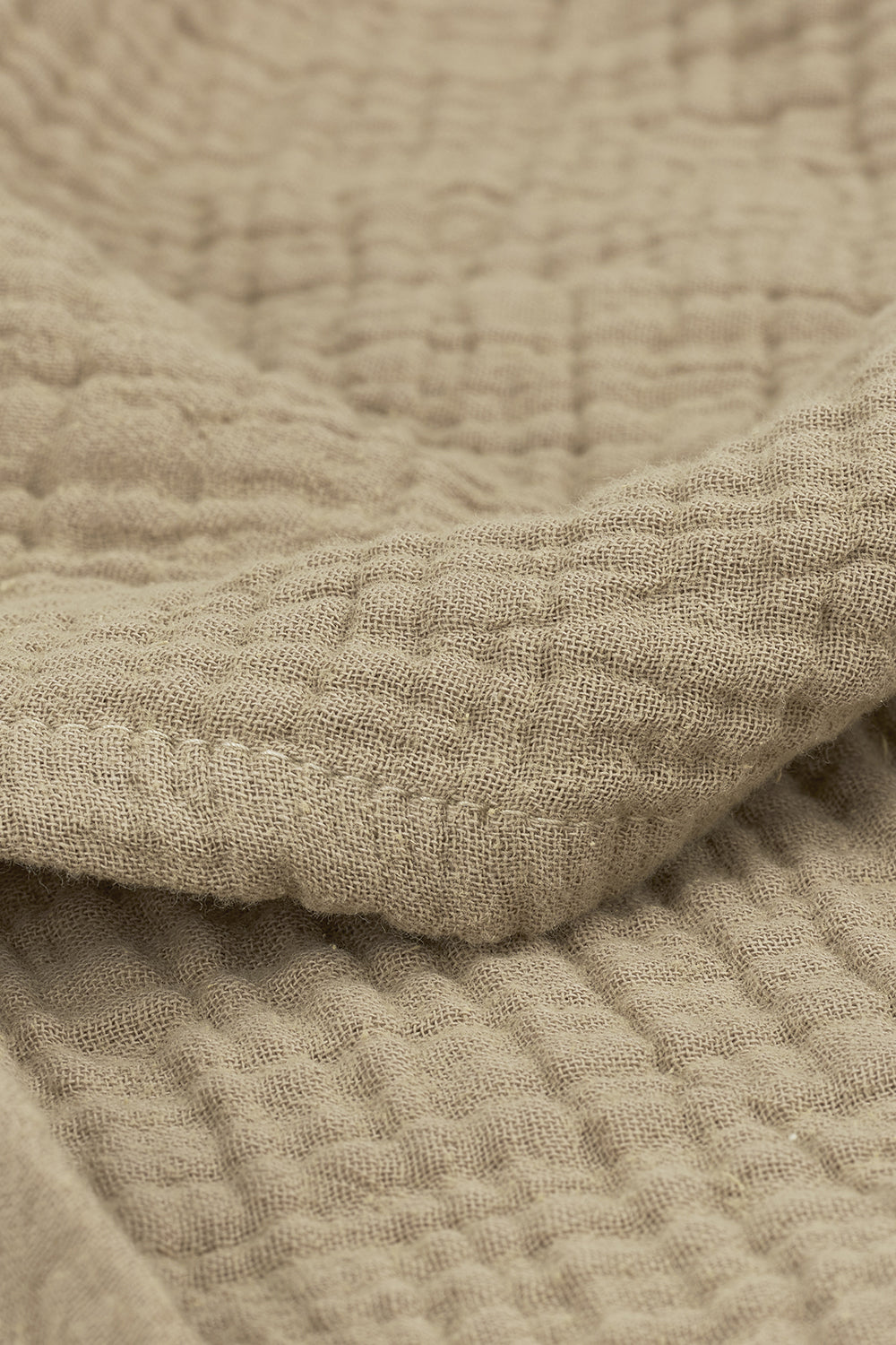 Wieglaken hydrofiel - Taupe - 75x100 cm - Meyco