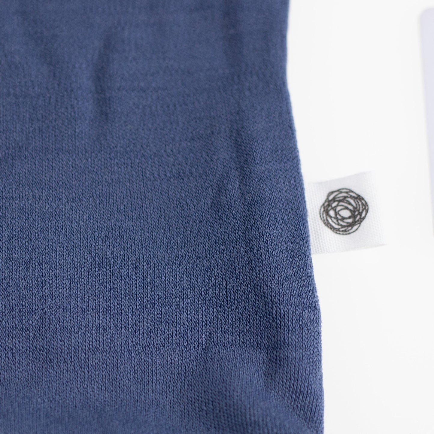 Merinowollen romper - Korte mouwen - Vintage Indigo - Lille Barn