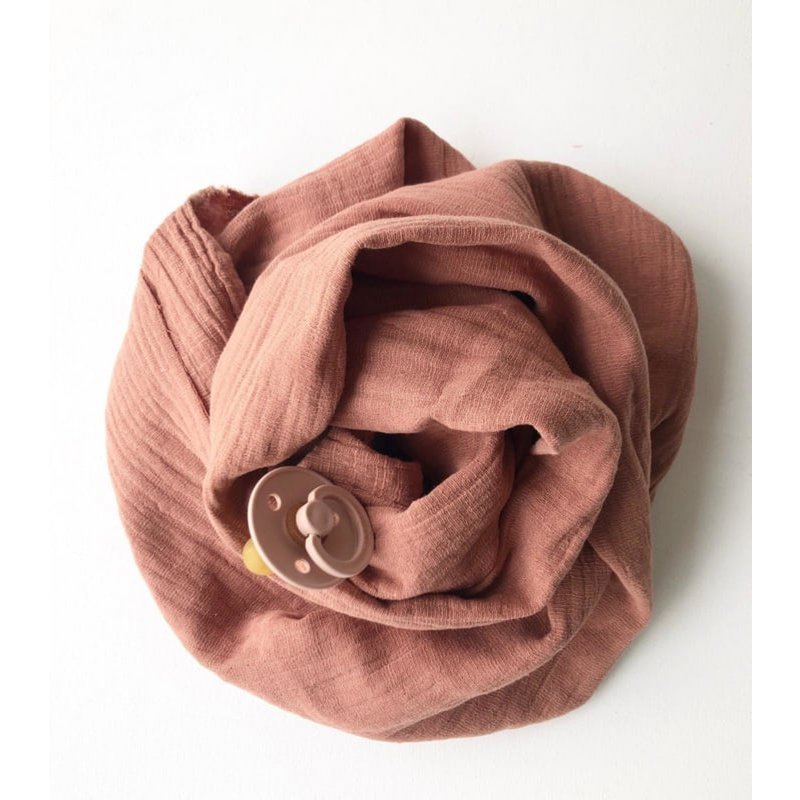 Swaddle Dusty Terra - Hydrofieldoek - 60x60cm - Petit Juul