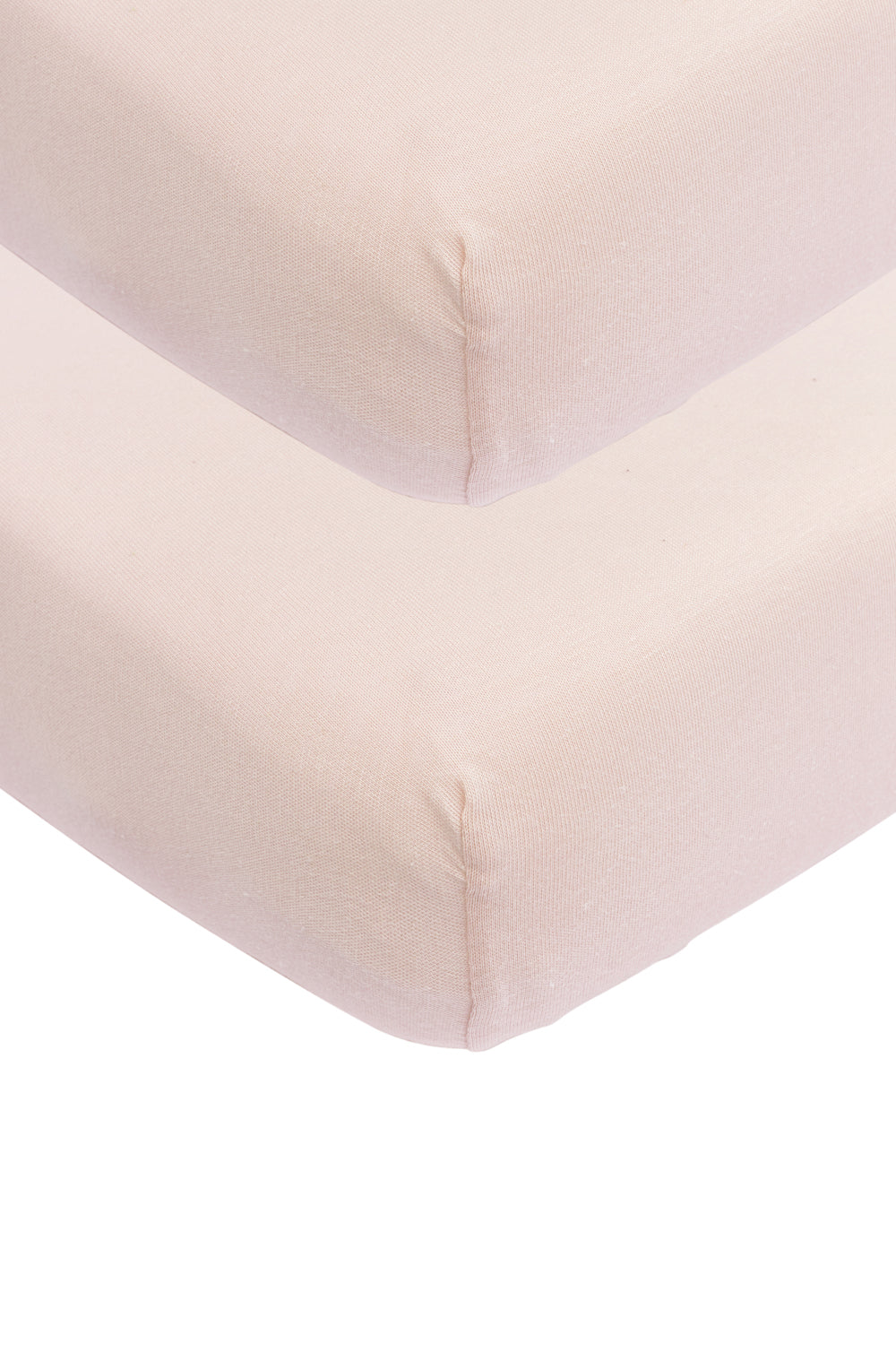 Hoeslaken wieg - 40x80 cm - Jersey - Roze - set van 2 - Meyco