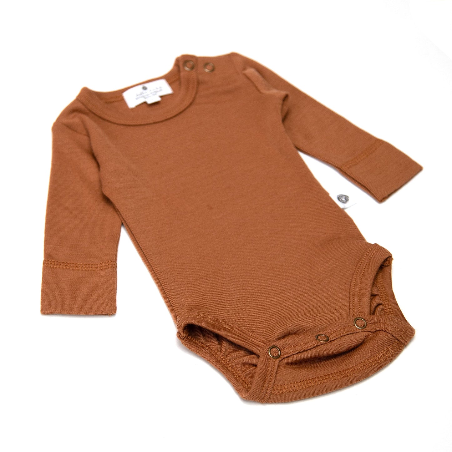 Merinowollen romper - lange mouwen - Argan Oil - Lille Barn