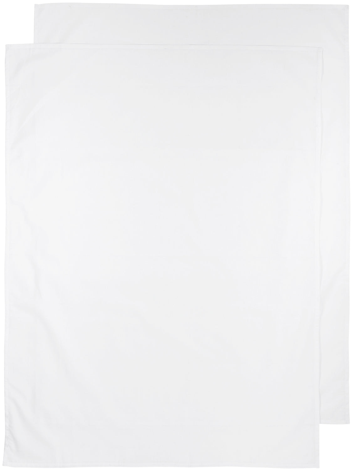 Laken ledikant - 100x150 cm - Jersey - Wit - set van 2 - Meyco