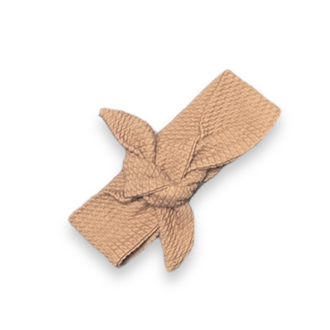 Haarband - knoop - Cable Clay - Cacao- Feathers®