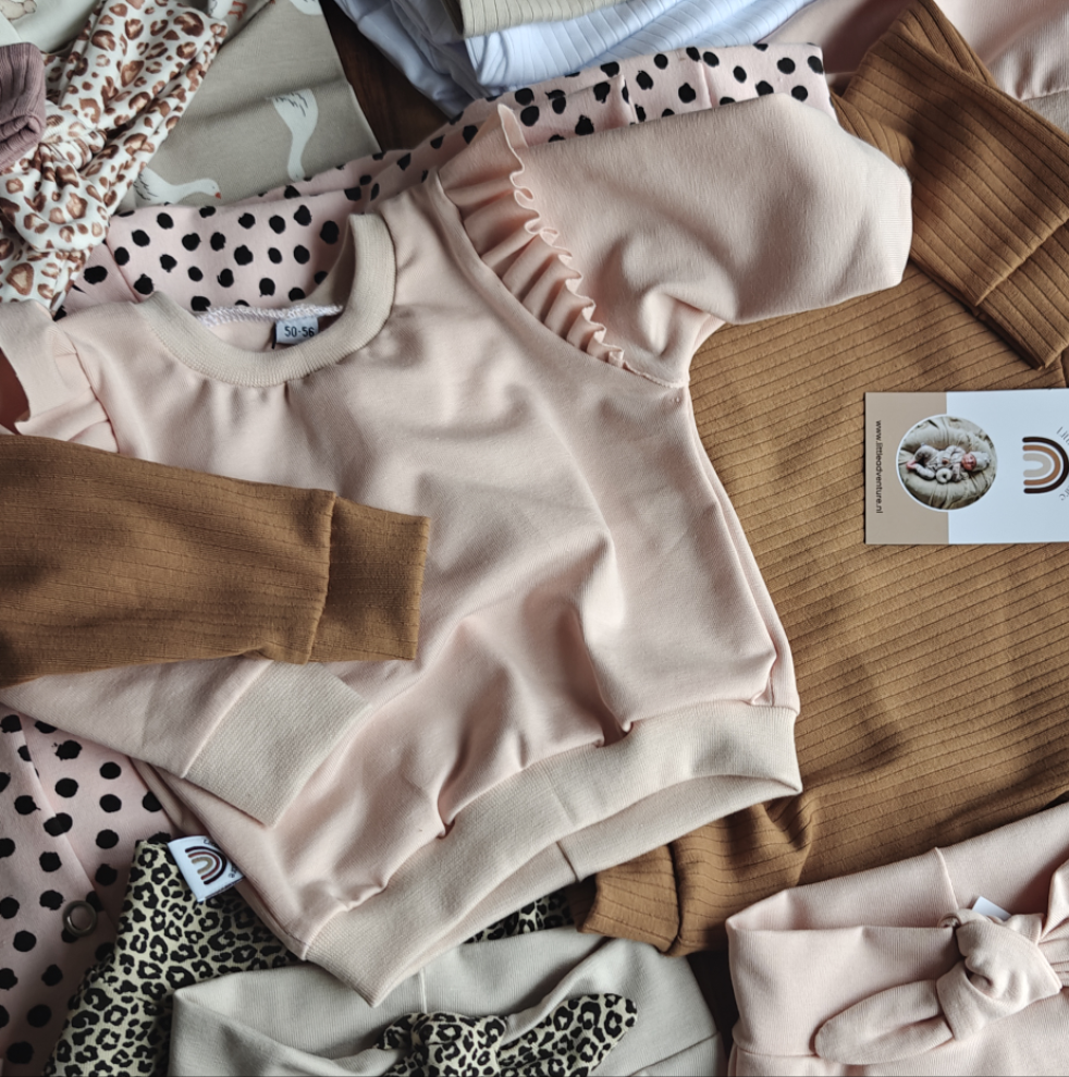 Shirt - Ruffles - Blush - Little Adventure