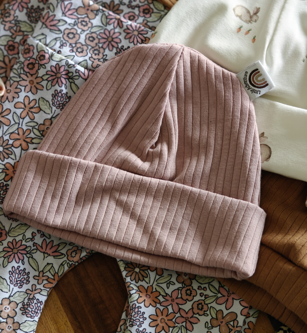 Mutsje - Rib - Roze - Little Adventure