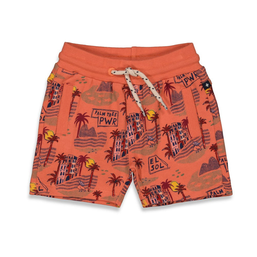 Short - Palmboom - Oranje - Feetje