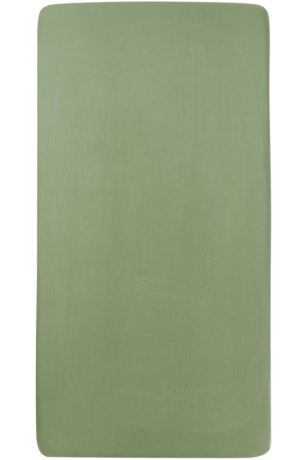 Hoeslaken ledikant - 60x120 cm - Jersey - Olijfgroen - Meyco