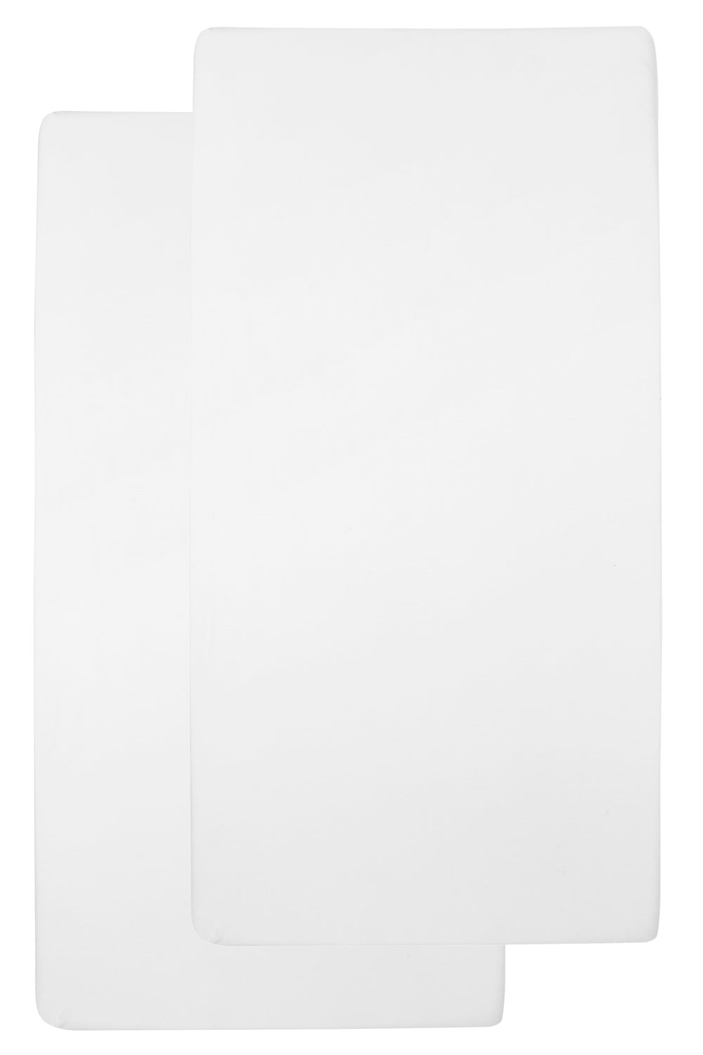 Hoeslaken wieg - 40x80 cm - Jersey - Wit - set van 2 - Meyco
