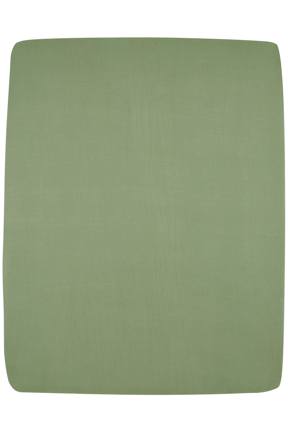 Hoeslaken ledikant - 60x120 cm - Jersey - Olijfgroen - Meyco