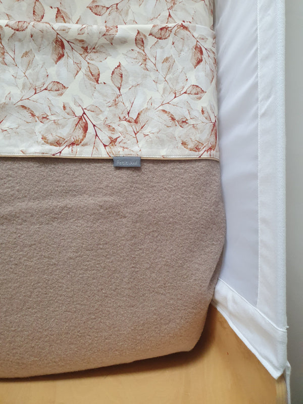 Wiegdeken - 100% wol - 100x70 cm - Taupe