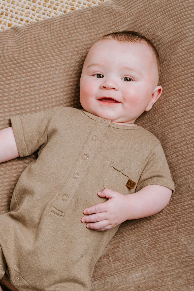 Boxpakje korte mouw Melange honey