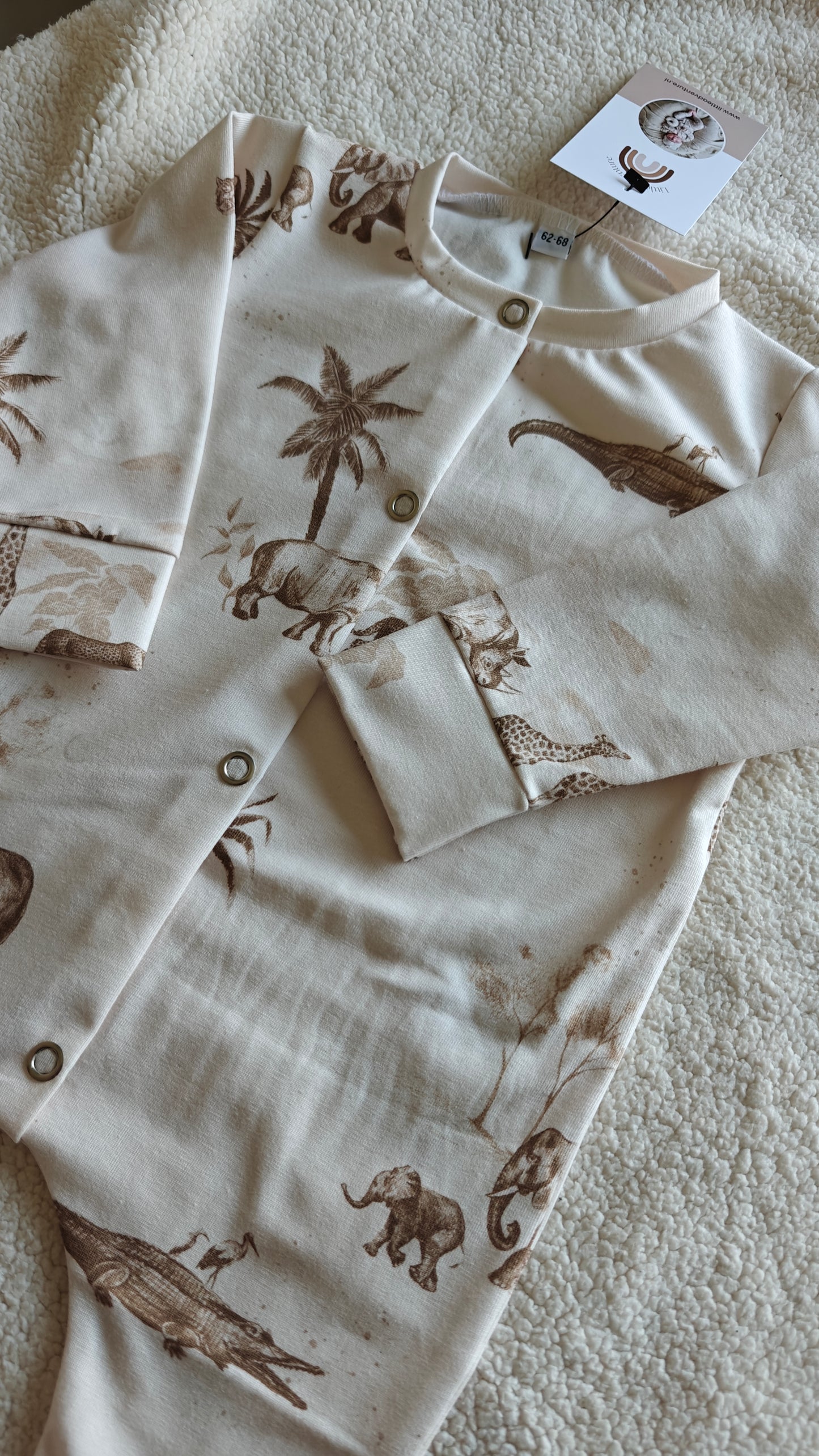 Boxpakje - safari - creme - Little Adventure