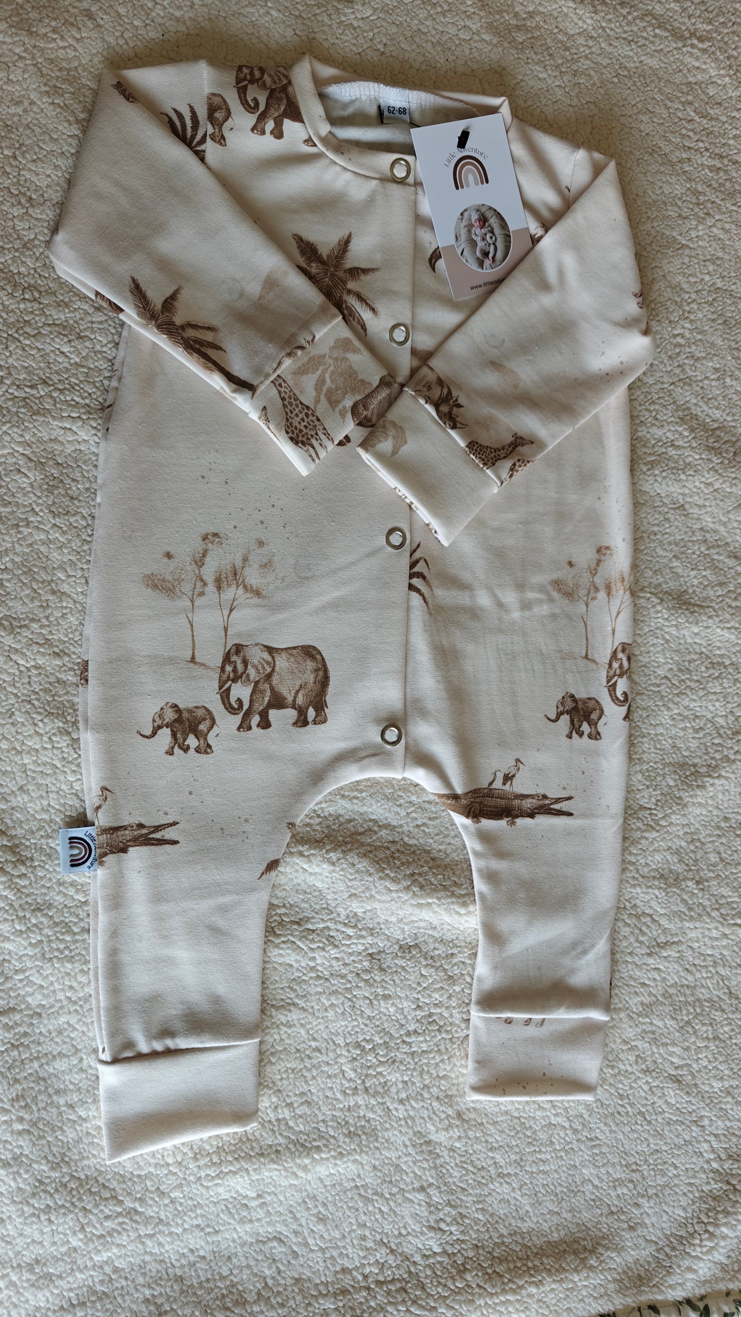Boxpakje - safari - creme - Little Adventure