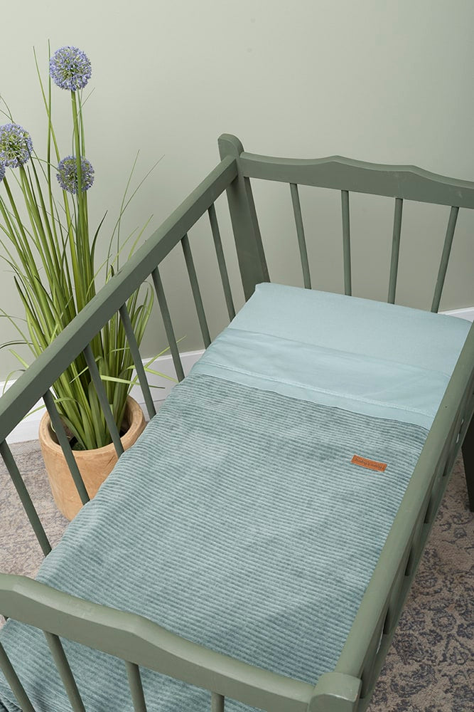 Wieg Hoeslaken stonegreen - 40x80 cm