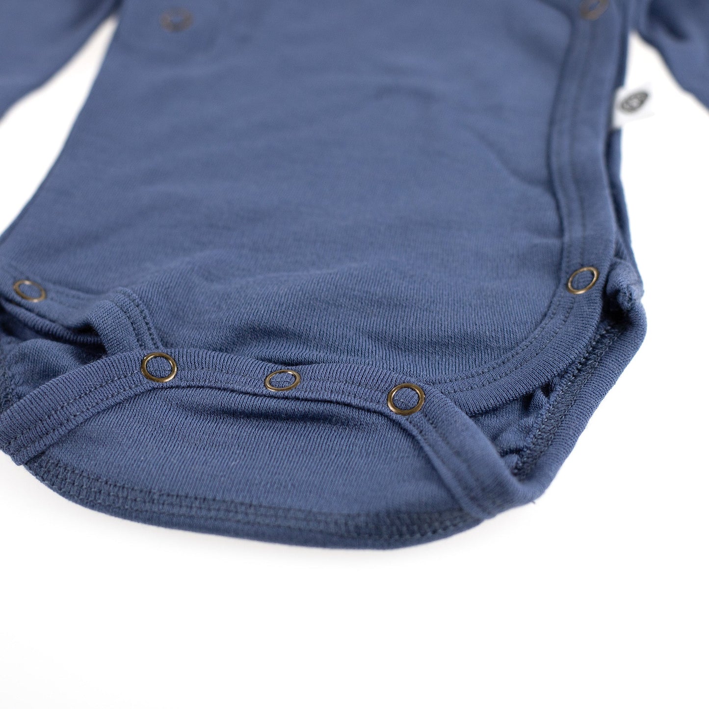 Merinowollen Overslagromper - Lange mouwen - Vintage Indigo