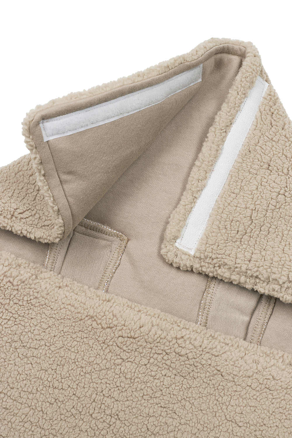 Voetenzak Teddy - licht roze/sand - 40x82cm - Meyco