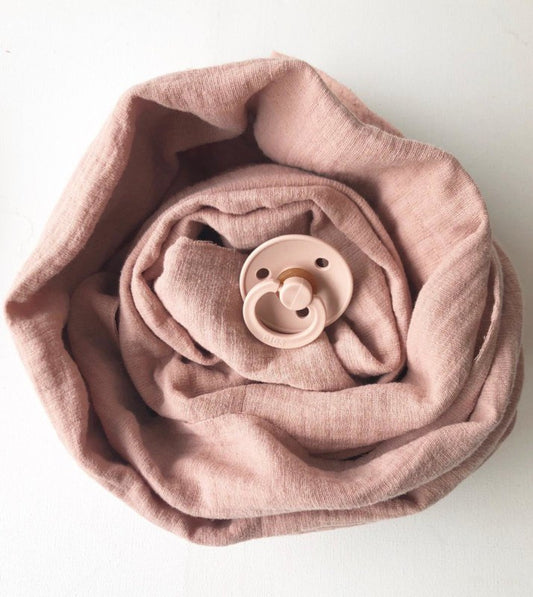 Swaddle Dusty Pink - Hydrofieldoek - 60x60 cm - Petit Juul