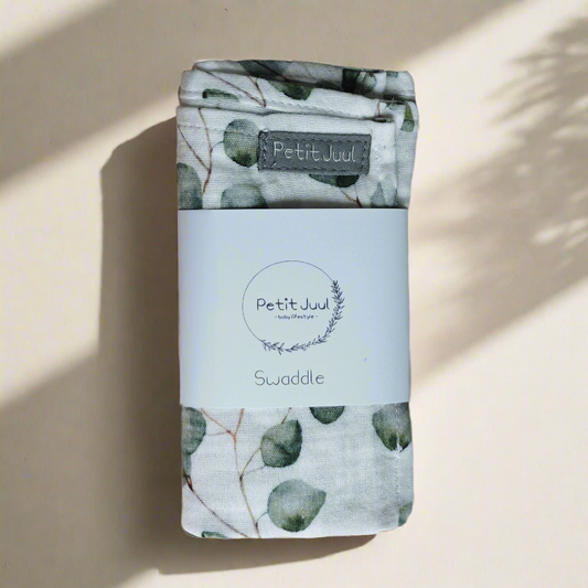 Swaddle Joost - Hydrofieldoek - Gebloemd - 60x60 cm - Petit Juul