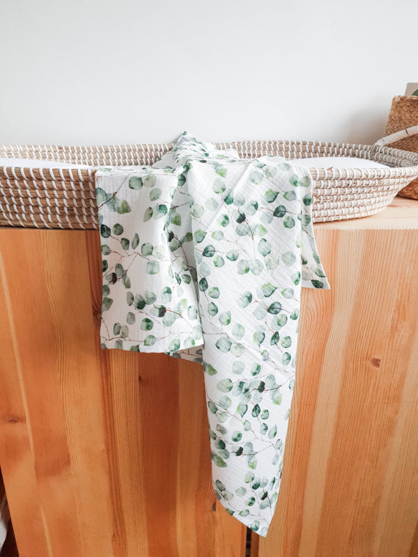 Swaddle Joost - Hydrofieldoek - Gebloemd - 60x60 cm - Petit Juul
