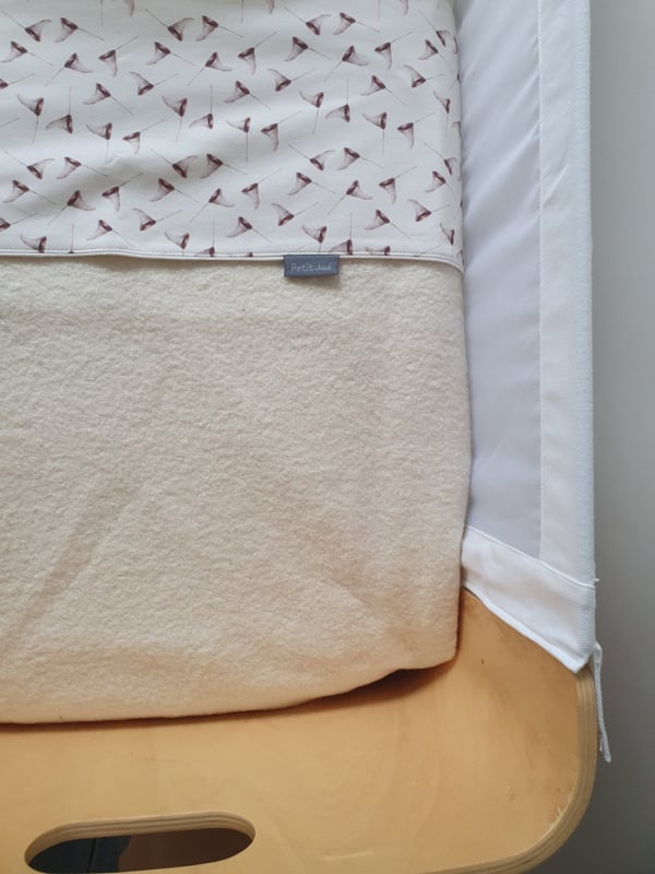 Wiegdeken - 100% wol - 100x70 cm - Off White