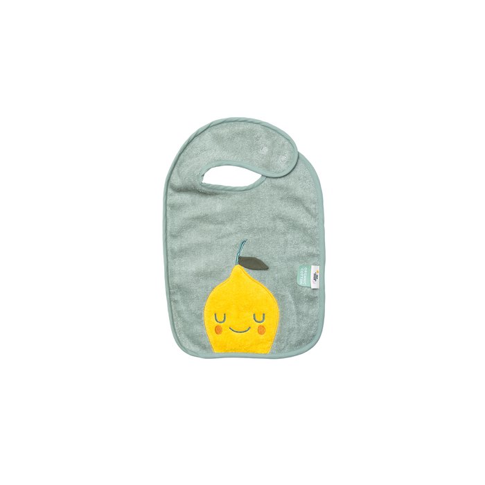 Badstof slabbetje Lola Lemon