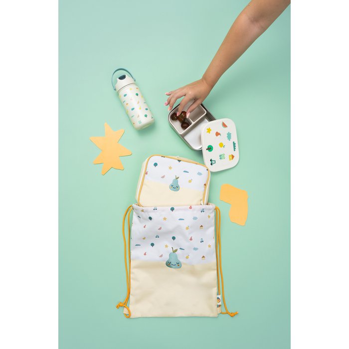 Tasje Tiny Bits met trekkoord - Peer